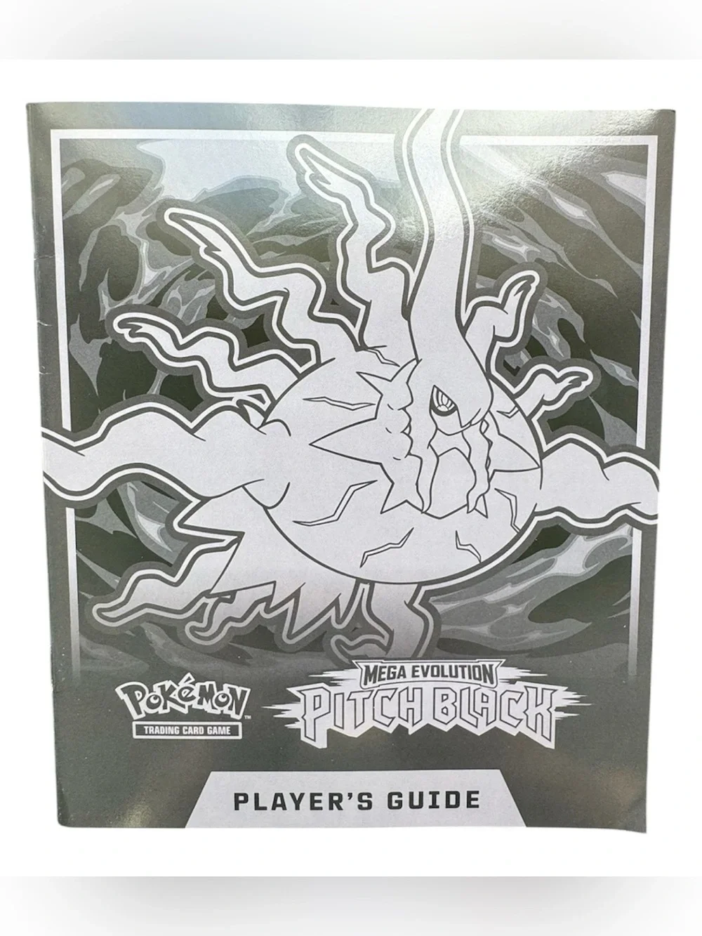 Pokemon Mega Evolution Pitch Black Elite Trainer Box(EMPTY BOX)- Silver & Black